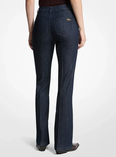 MICHAEL Michael Kors Bootcut Denim Jeans, RINSE