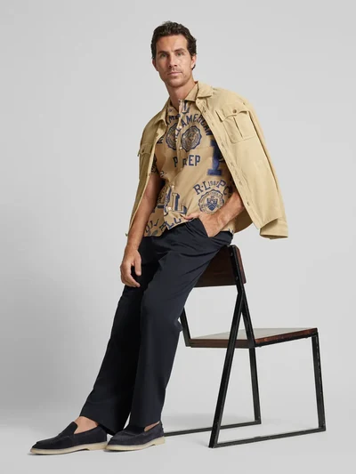 Ralph Lauren Polo Classic Fit Freizeithemd aus Baumwoll-Leinen-Mix Modell 'RUSTIC PLAINWEAVE'