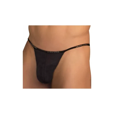 Doreanse 1330 Ribbed Modal T-thong In Navy