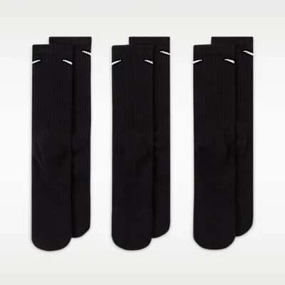 Nike Everyday Cushioned Training Crew Socks (3 Pairs)