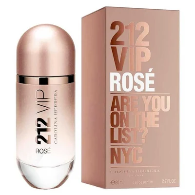 Carolina herrera 212 VIP Rose 80ml eau de parfum, Pink