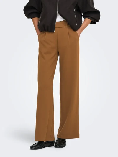 JDY JDYGEGGO Wide Leg Fit Wide-leg trousers, Toffee