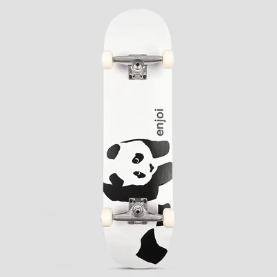 Enjoi 8.25 Whitey Panda FP Complete Skateboard White, White