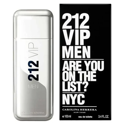 Carolina herrera 212 VIP Men 100ml Eau de toilette, Silver