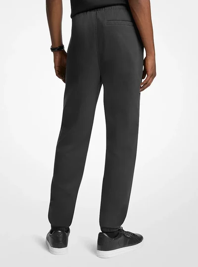 Michael Kors Mens Cotton Blend Jogger, Black