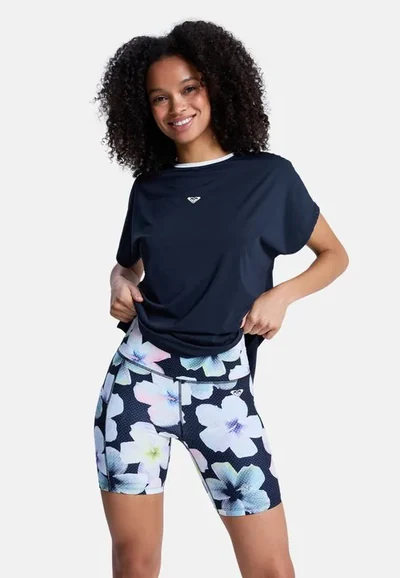 Roxy Heart Into IT short leggings, Anthracite Im Fleur Real