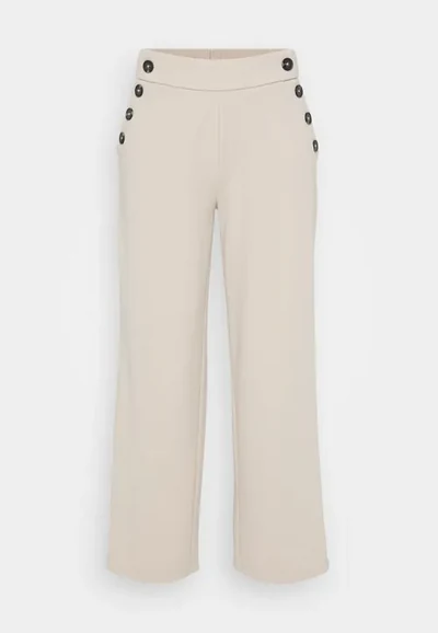 ONLY Petite ONLRINA LIFE BUTTON PANT - Trousers - black, chateau gray