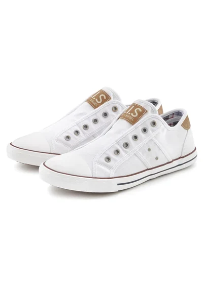 H.I.S Sneaker "Textilschuh, Stoffschuh, Turnschuh, Halbschuh, Freizeitschuh, Slipper", White