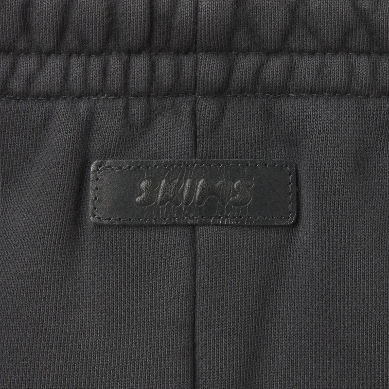 SKIMS Heavyweight Fleece Mens Straight Leg Pant | Onyx, Onyx