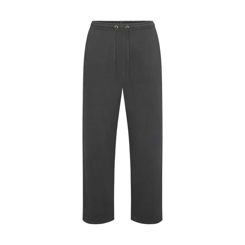 SKIMS Heavyweight Fleece Mens Straight Leg Pant | Onyx, Onyx